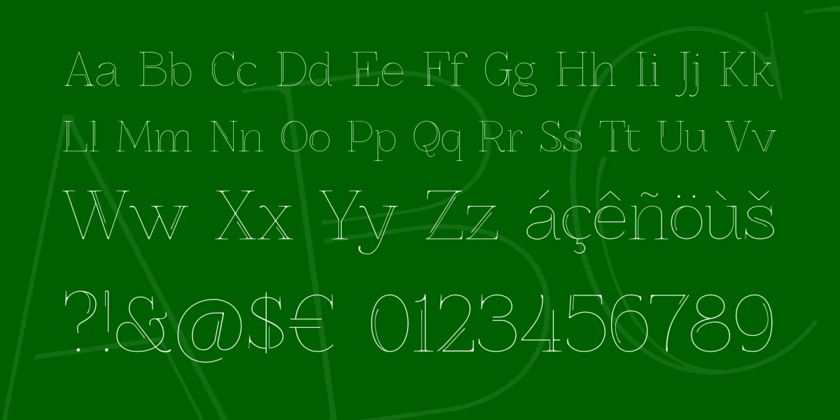 ZnikomitNo25 Font preview 3
