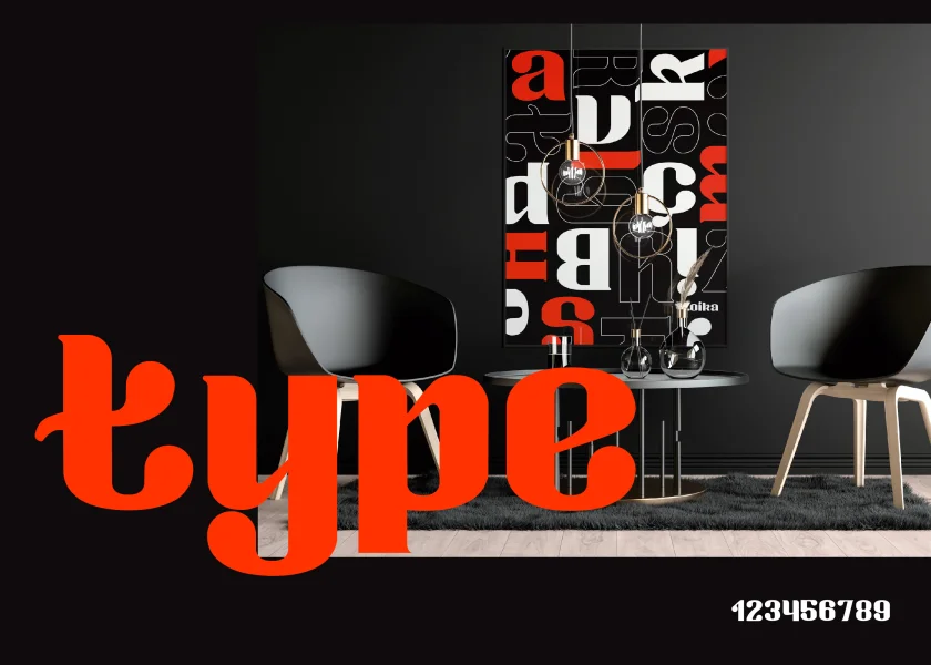 Zoika font Font preview 3