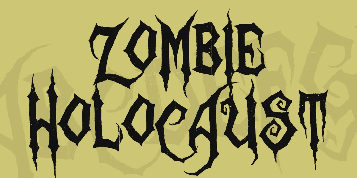 Zombie Holocaust Font