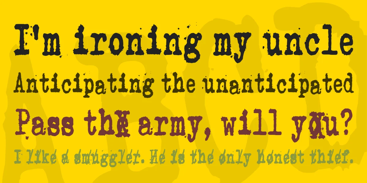 Zombie Queen Font Family preview 3