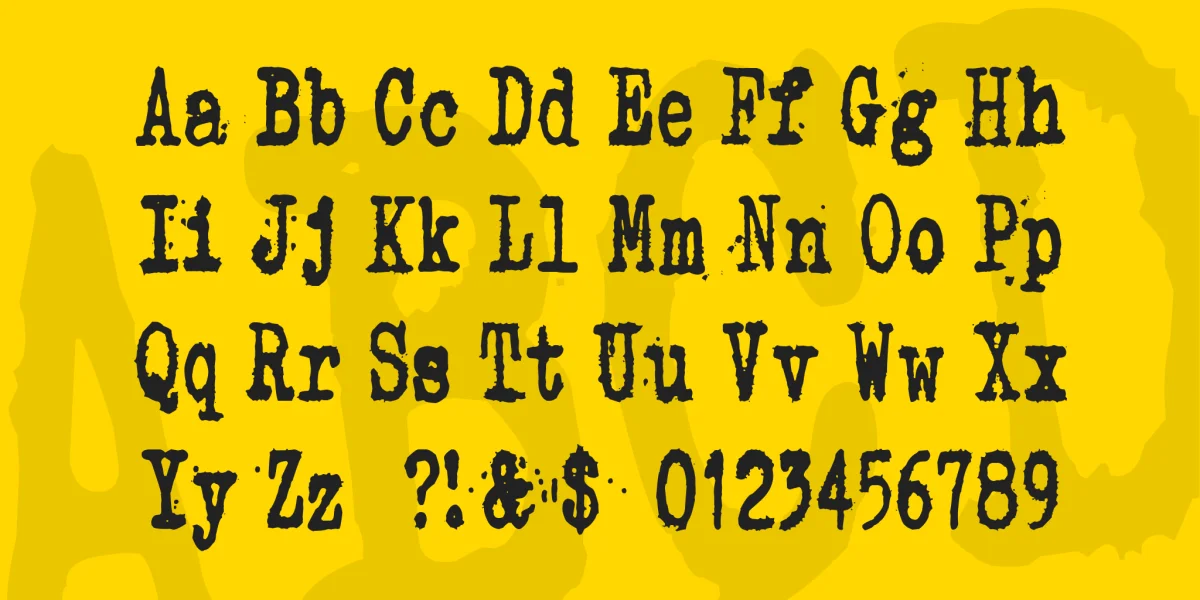 Zombie Queen Font Family preview 5