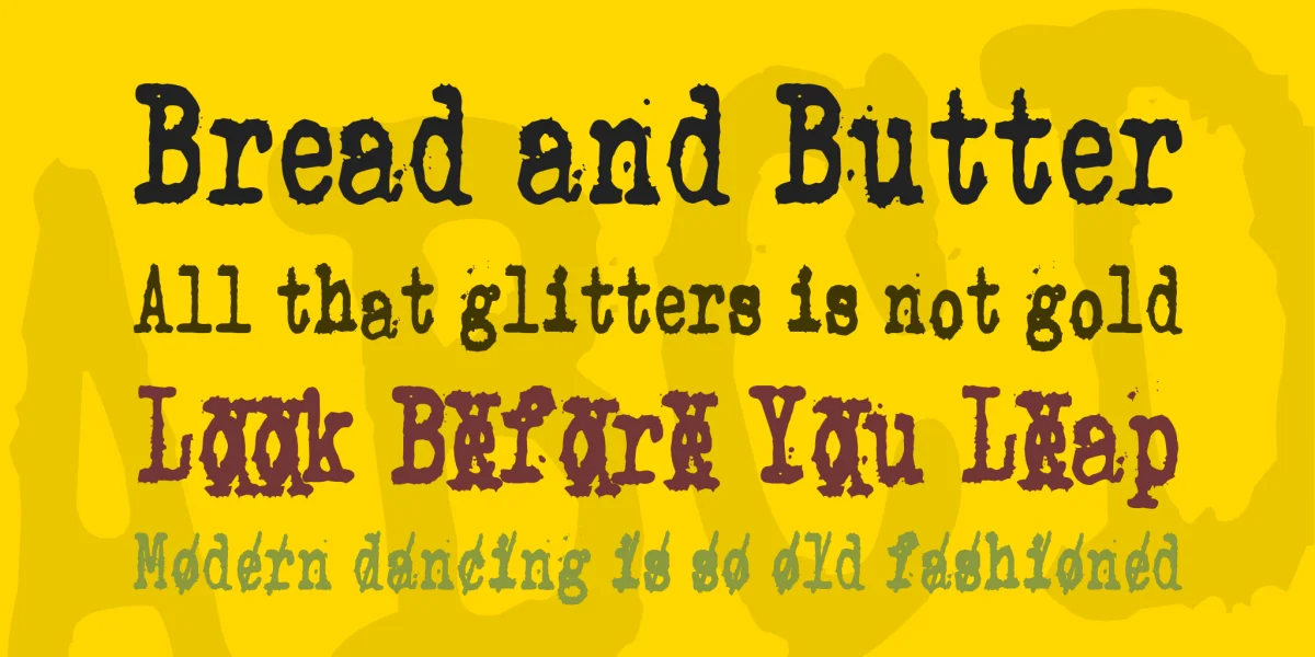 Zombie Queen Font Family preview 8