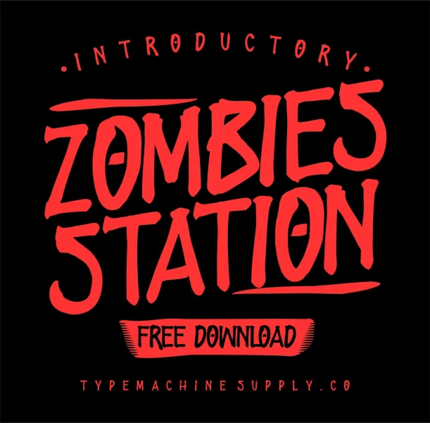ZOMBIES STATION Font