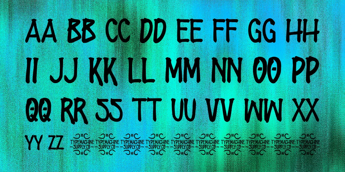 ZOMBIES STATION Font preview 7