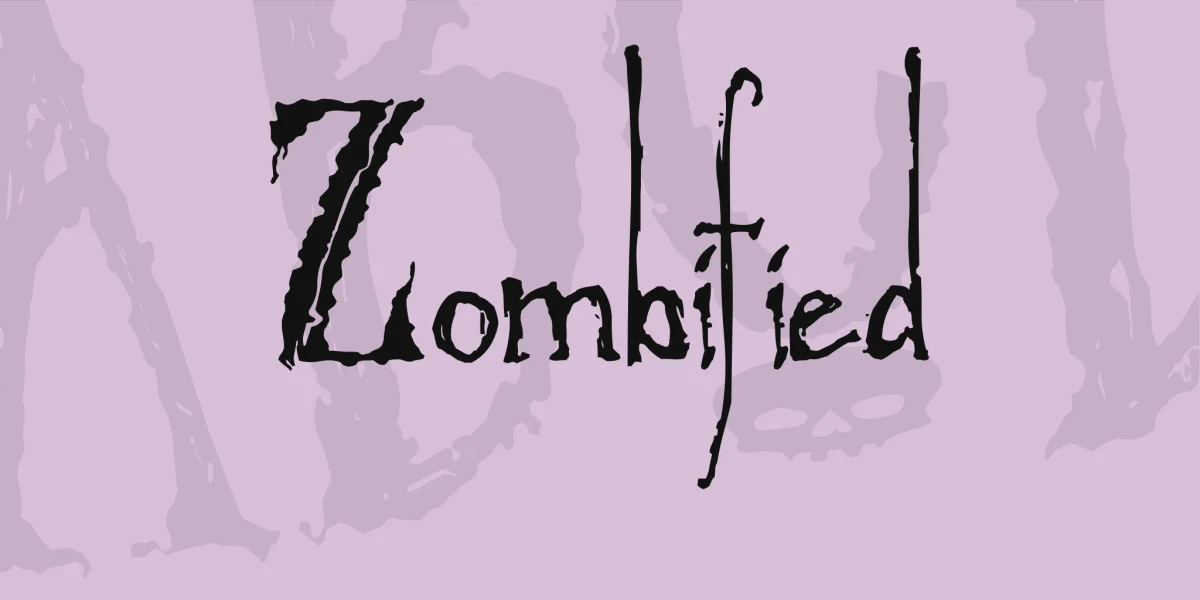 Zombified Font