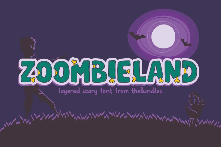 Zoombieland demo Font