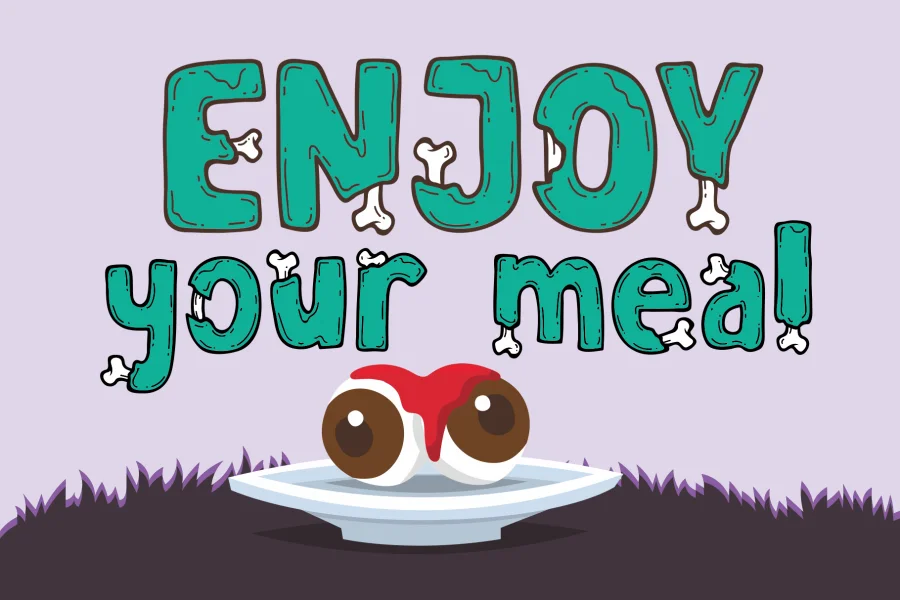 Zoombieland demo Font preview 5