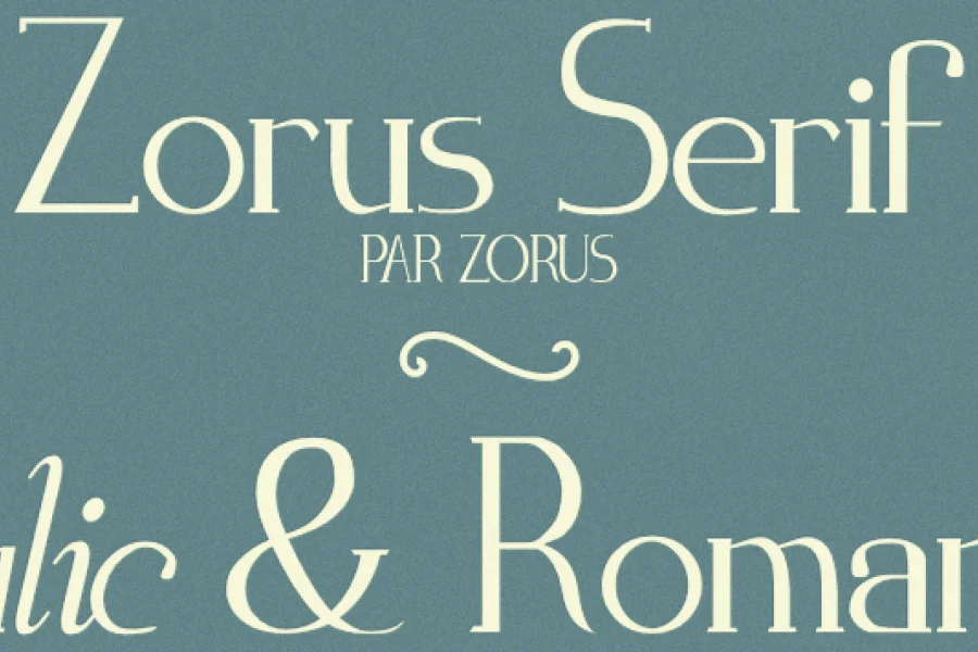 Zorus Serif Font Family