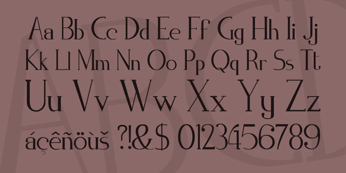 Zorus Serif Font Family preview 3