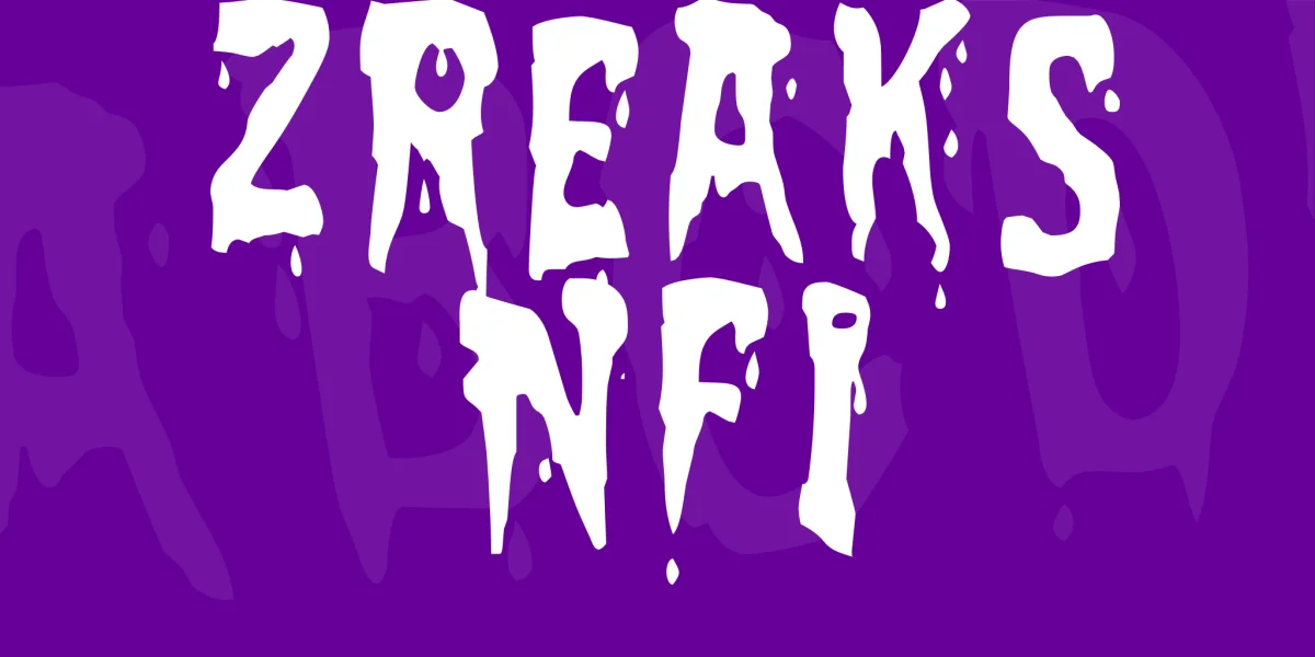 Zreaks NFI Font