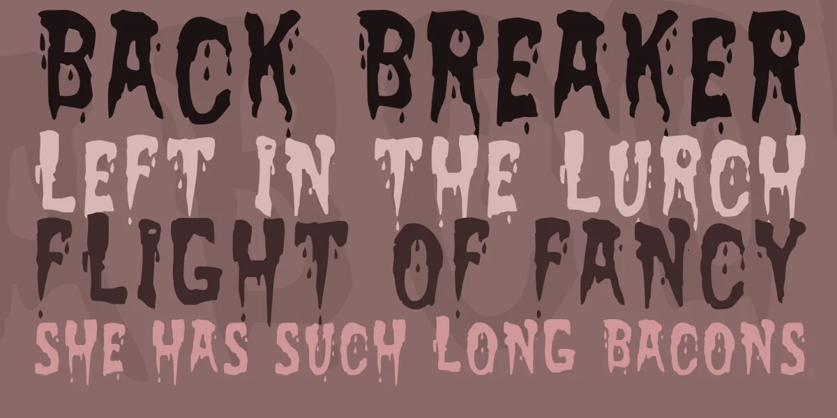 Zreaks NFI Font preview 2