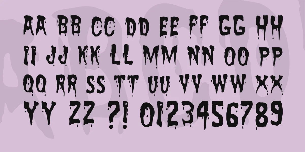 Zreaks NFI Font preview 3