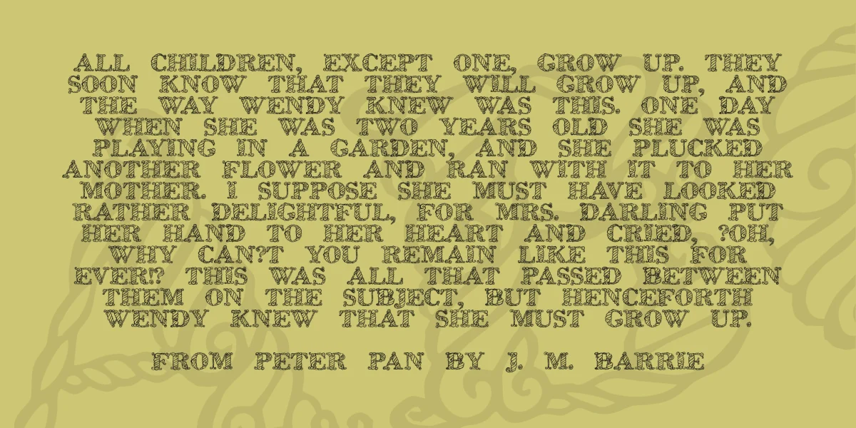 Zsynor Font preview 2