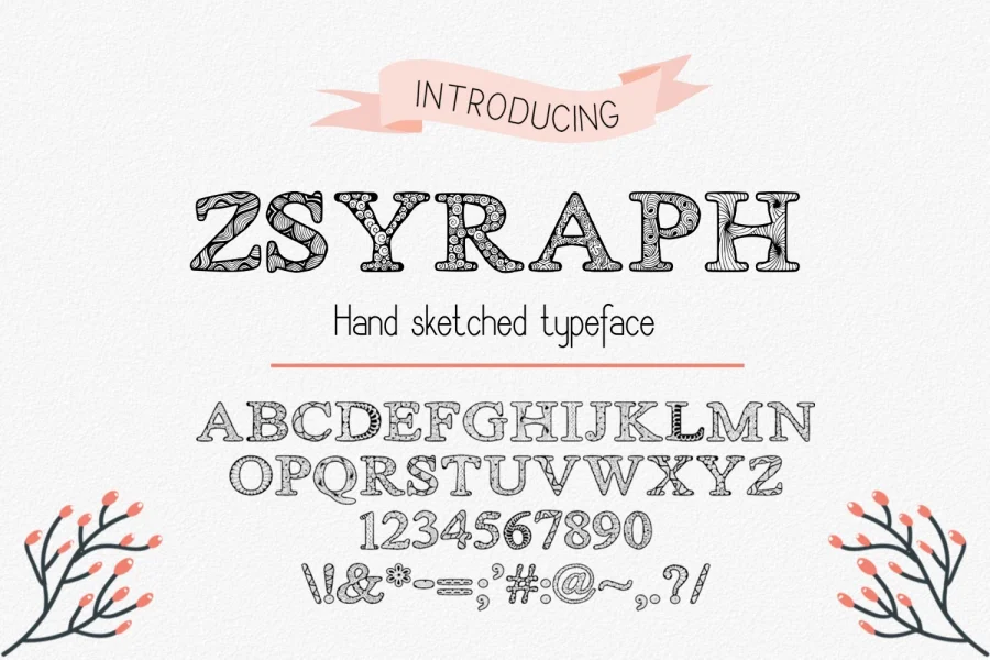 Zsyraph Font
