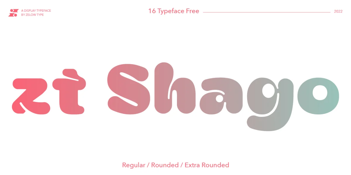 Zt Shago Font Family