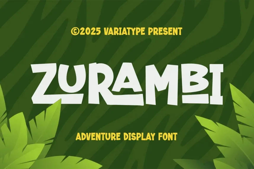 Zurambi Display Font preview 2