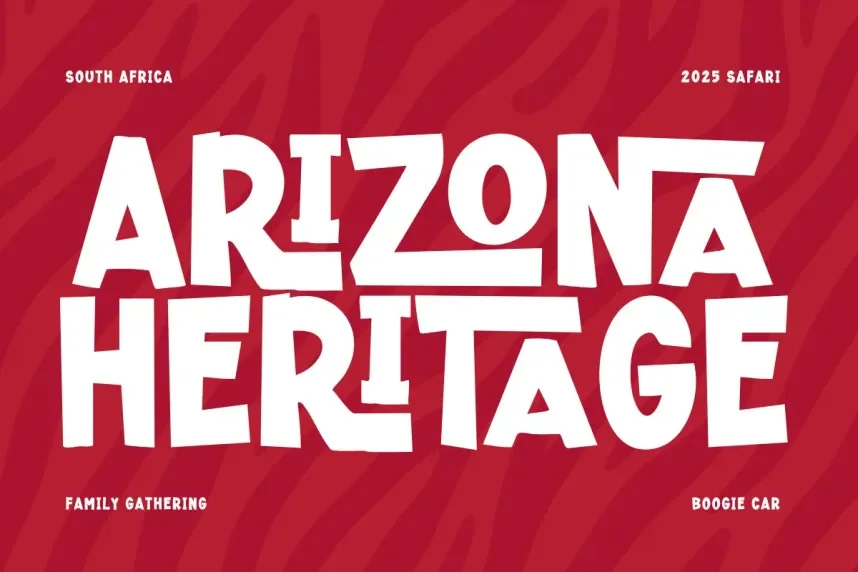 Zurambi Display Font preview 4